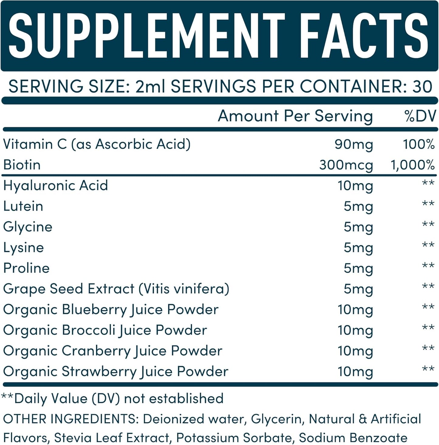 Organic Vegan Collagen Booster Liquid Supplement with Vitamin C, Biotin, Hyaluronic Acid & Amino Acids - 120ml, 60 Day Supply - BoostGo Australia