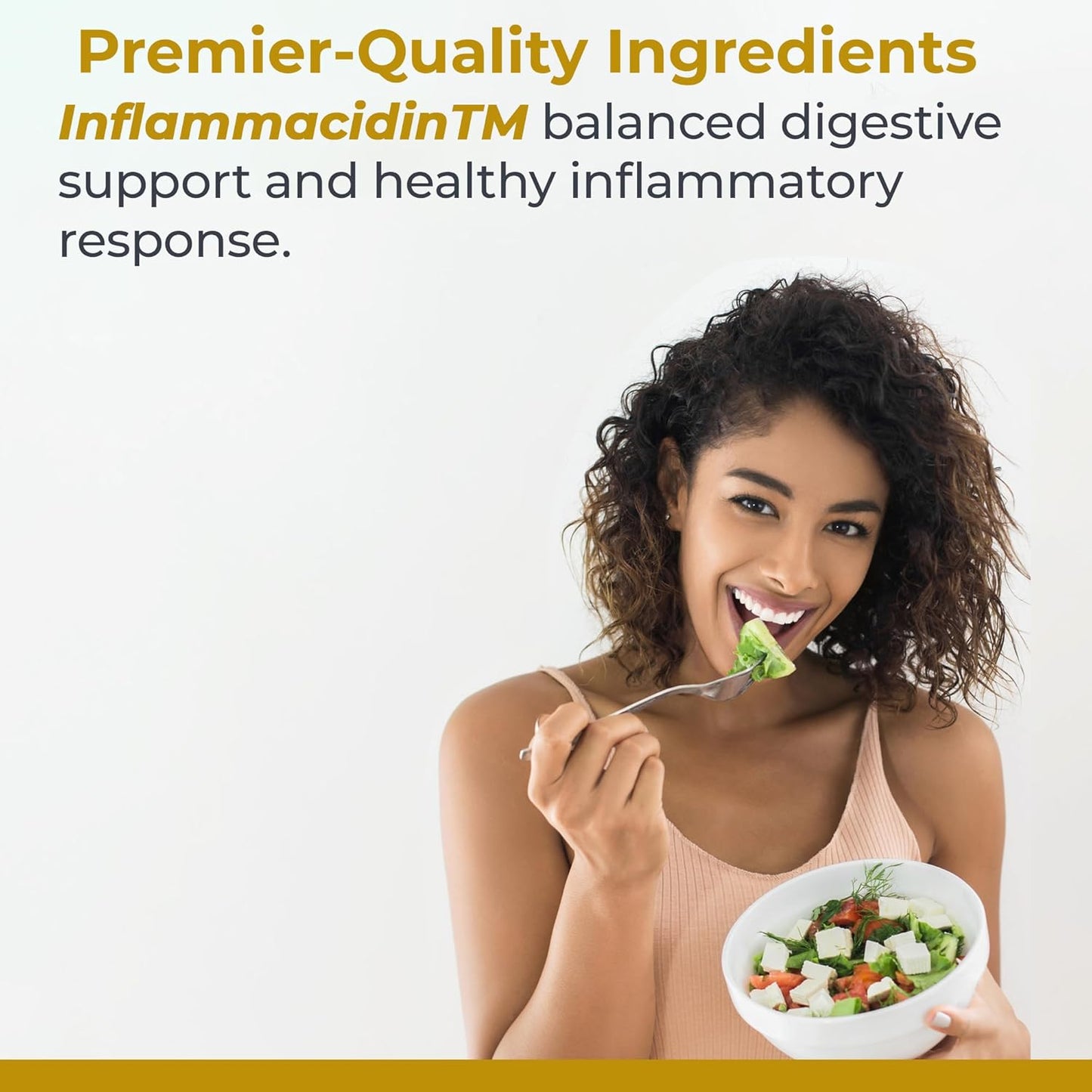 Organic Vegan Digestive Enzymes - Premier Research Labs Inflammacidin - Supports GI Health - 90 Capsules