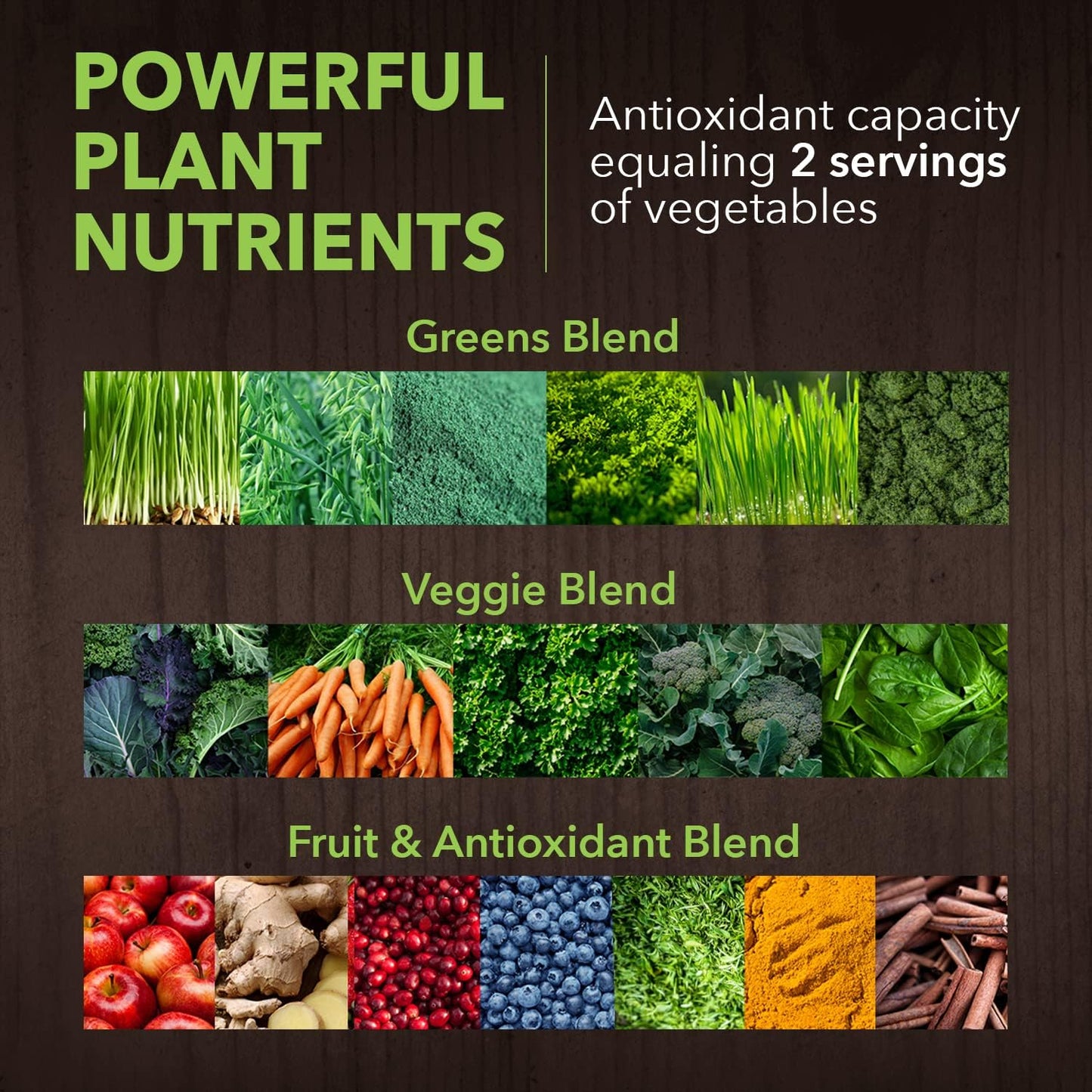 Organic Vegan PlantFusion Super Greens Powder with Probiotics & Prebiotic Fiber - 8.46 oz - Non-GMO - Gluten-Free - 30 Servings
