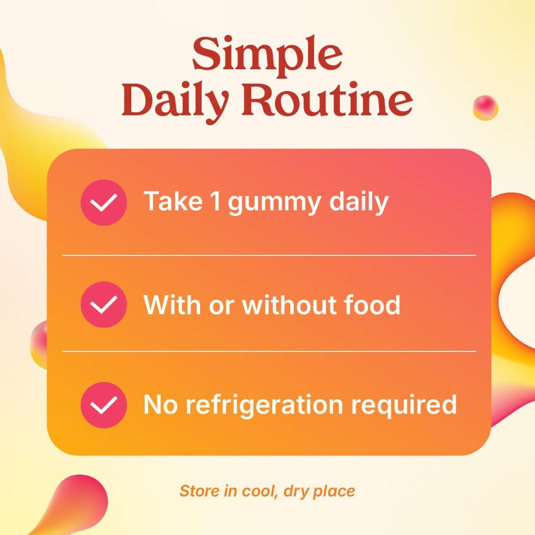 Organic Vegan Probiotic Gummies for Kids - Gentle Digestive Support, 60 Non-GMO Gummies - Poop Like a Champion