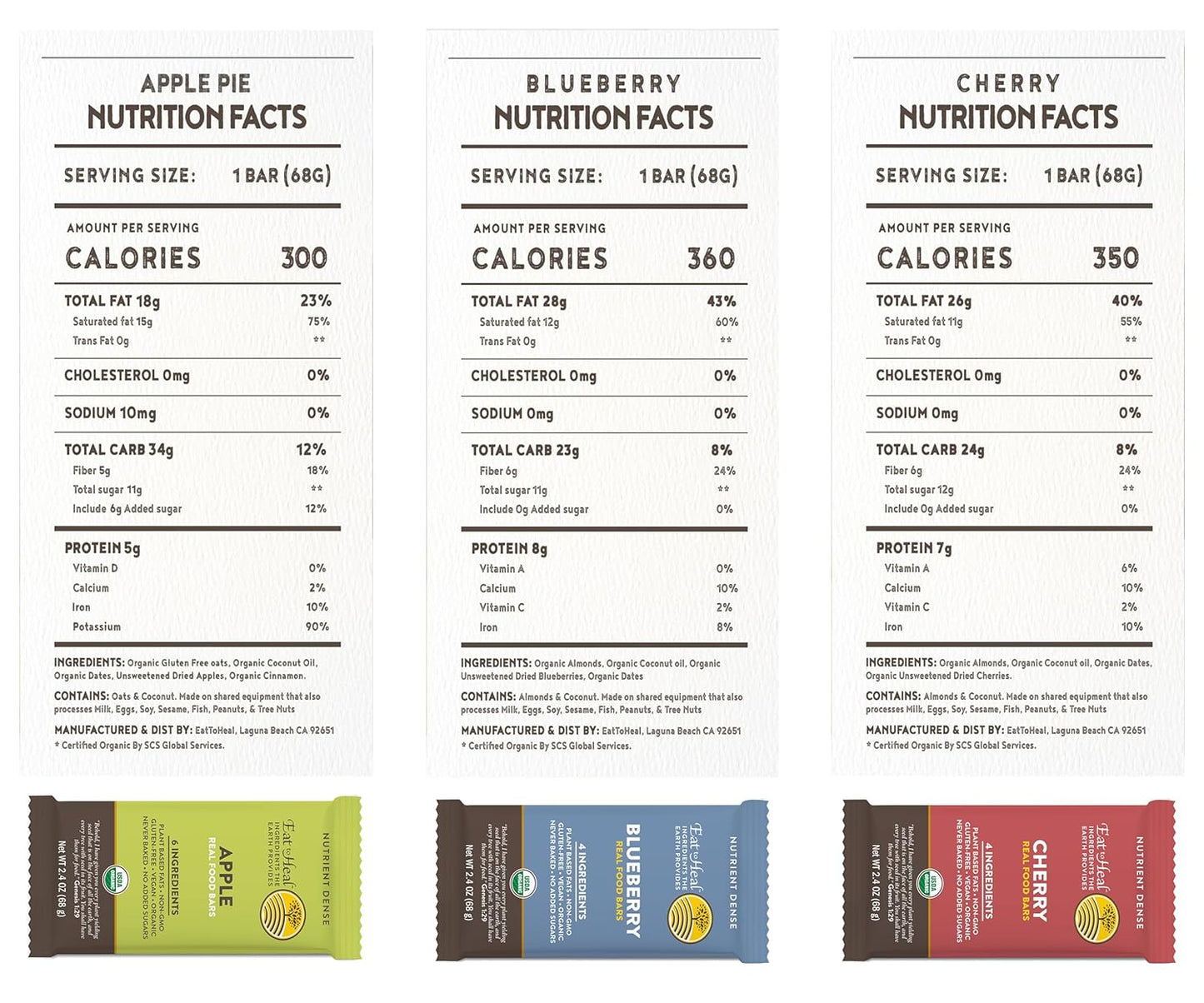 Organic Vegan Protein Bars Variety Pack - Low Sugar Meal Replacement, Gluten Free, Non GMO, Plant Based Snack Bars crafted for Enjoyment