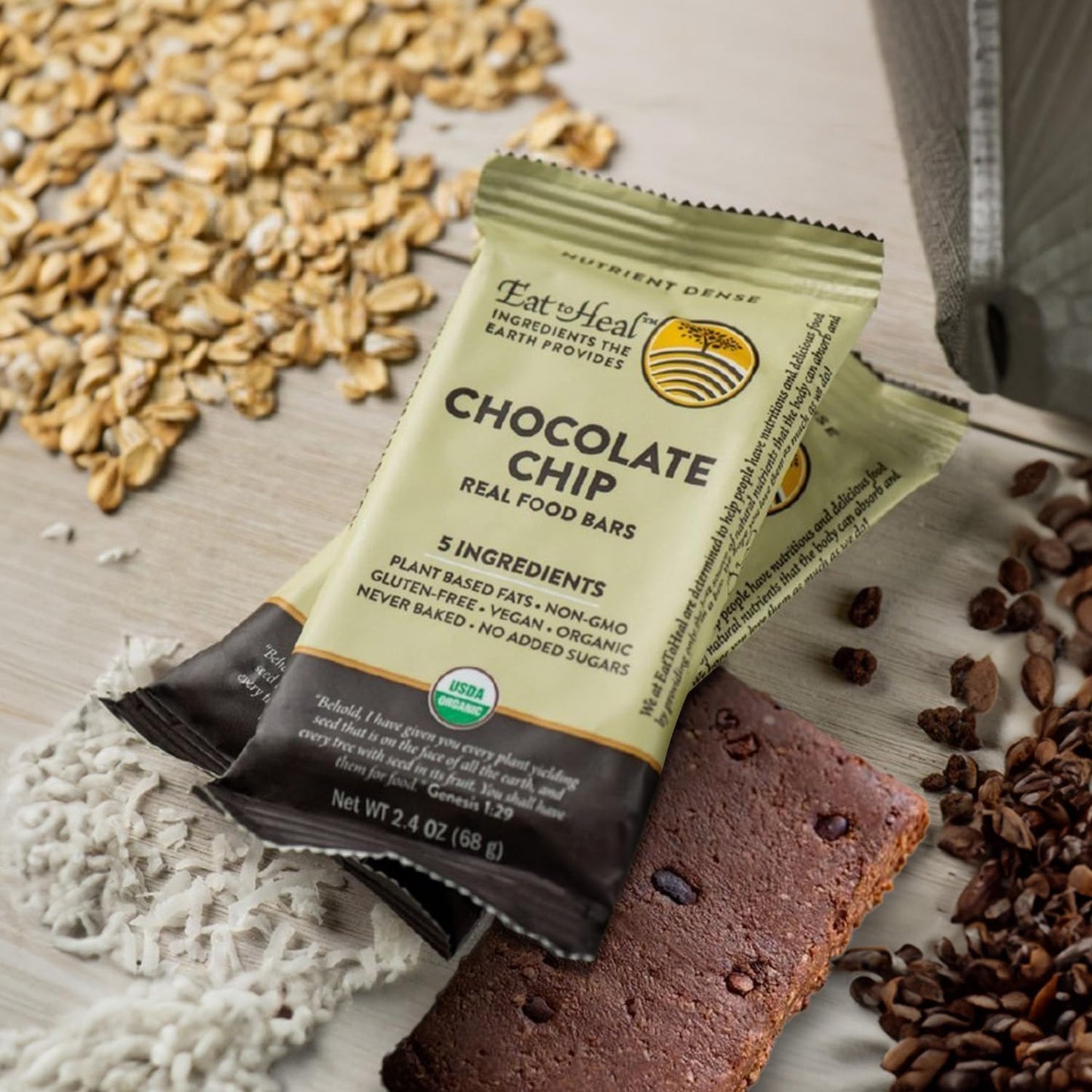 Organic Vegan Protein Bars Variety Pack - Low Sugar Meal Replacement, Gluten Free, Non GMO, Plant Based Snack Bars crafted for Enjoyment