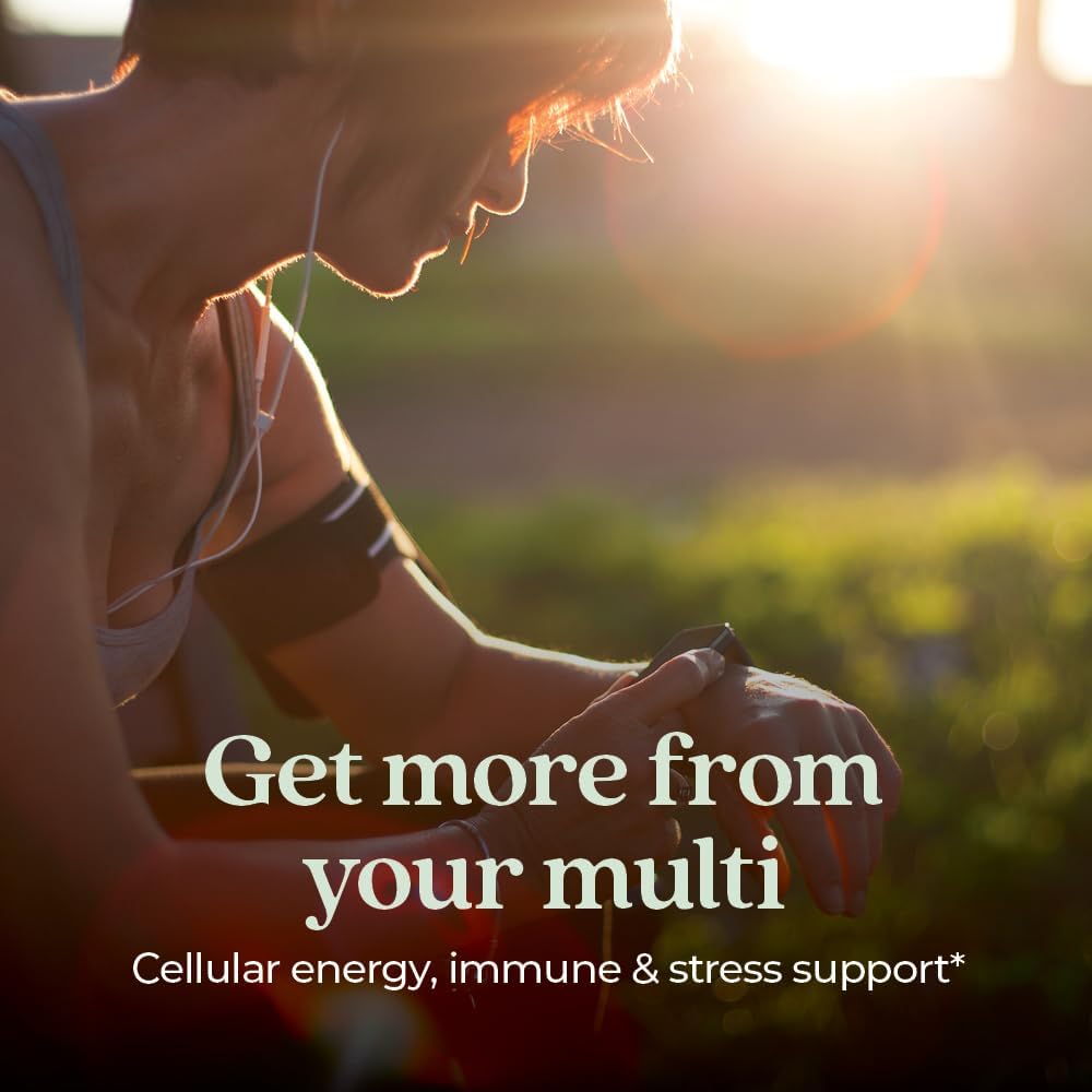 Organic Vegetable-Based Daily Multivitamin with Probiotics & Whole Foods - Immune, Energy, & Stress Support - 72 ct