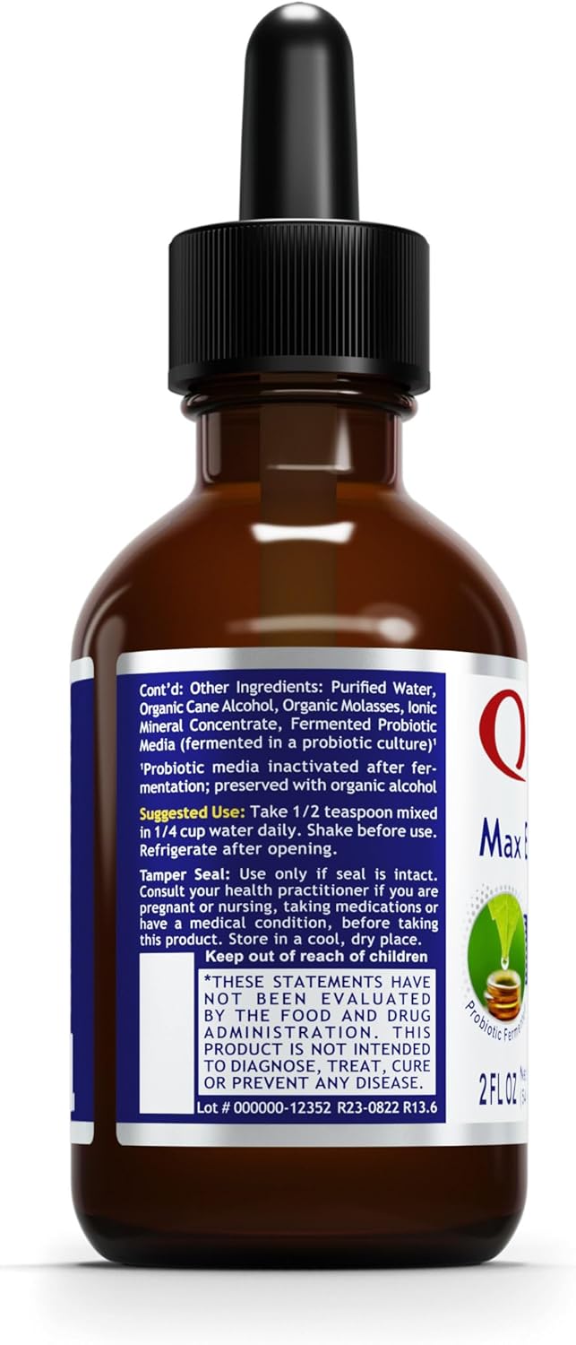 Organic Vitamin B Complex Liquid Drops for Max Energy - 2 Fl Oz - Women and Men's Supplement with B1, B2, B3, B5, B6, B12
