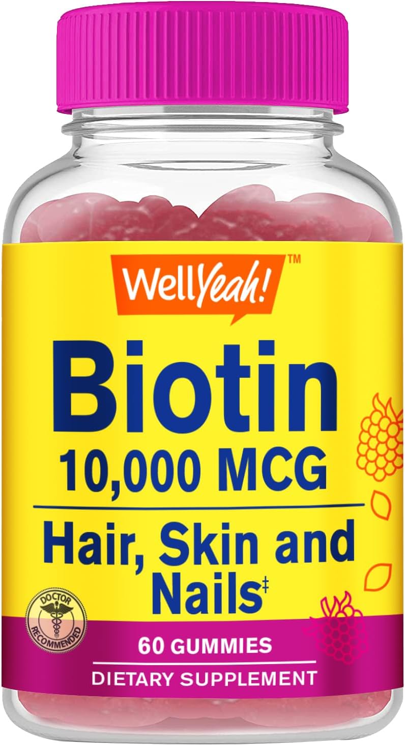 Organic Vitamin C + D3 + Zinc + Biotin Gummies Bundle - High Potency, Great Tasting Supplement, Gluten & GMO Free