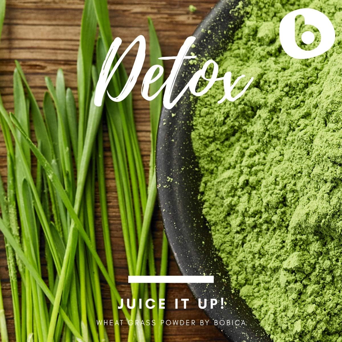 Organic Wheat Grass Powder - Superfood Rich in Fibers, Chlorophyll, Minerals - 100% Pure, Non-GMO, Gluten-Free - Vegan Friendly - Raw - 2.65oz