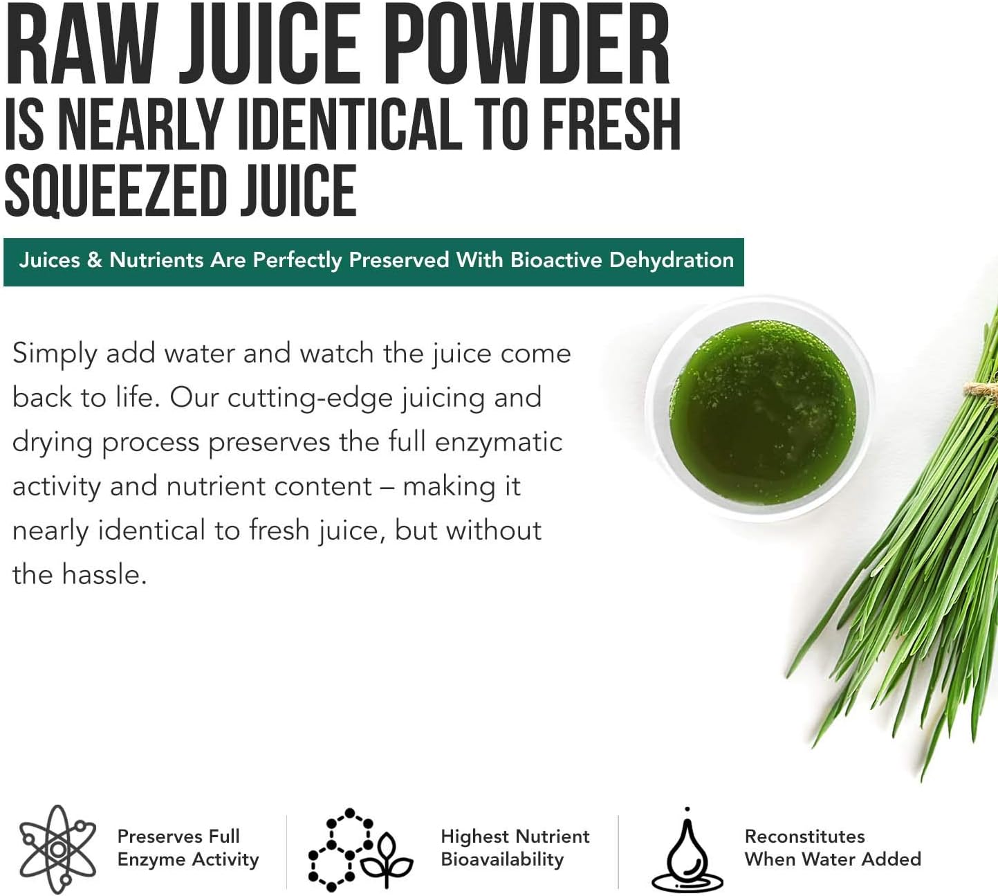 Organic Wheatgrass and Barley Grass Juice Powder Combo - USA Grown in Volcanic Utah Soil, Raw Form, 5.3 oz