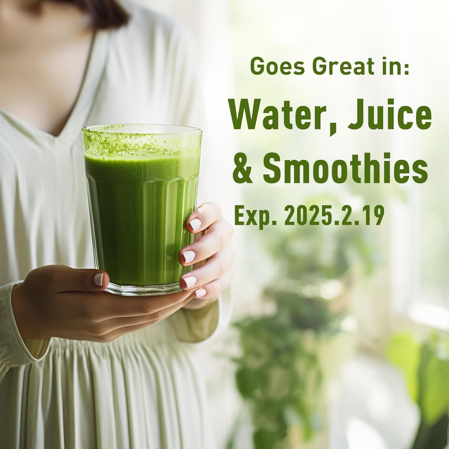 Organic Wheatgrass Powder 16 oz - Vegan, Immune-Boosting, Rich in Vitamins, Fiber & Minerals - Expires Feb 2025