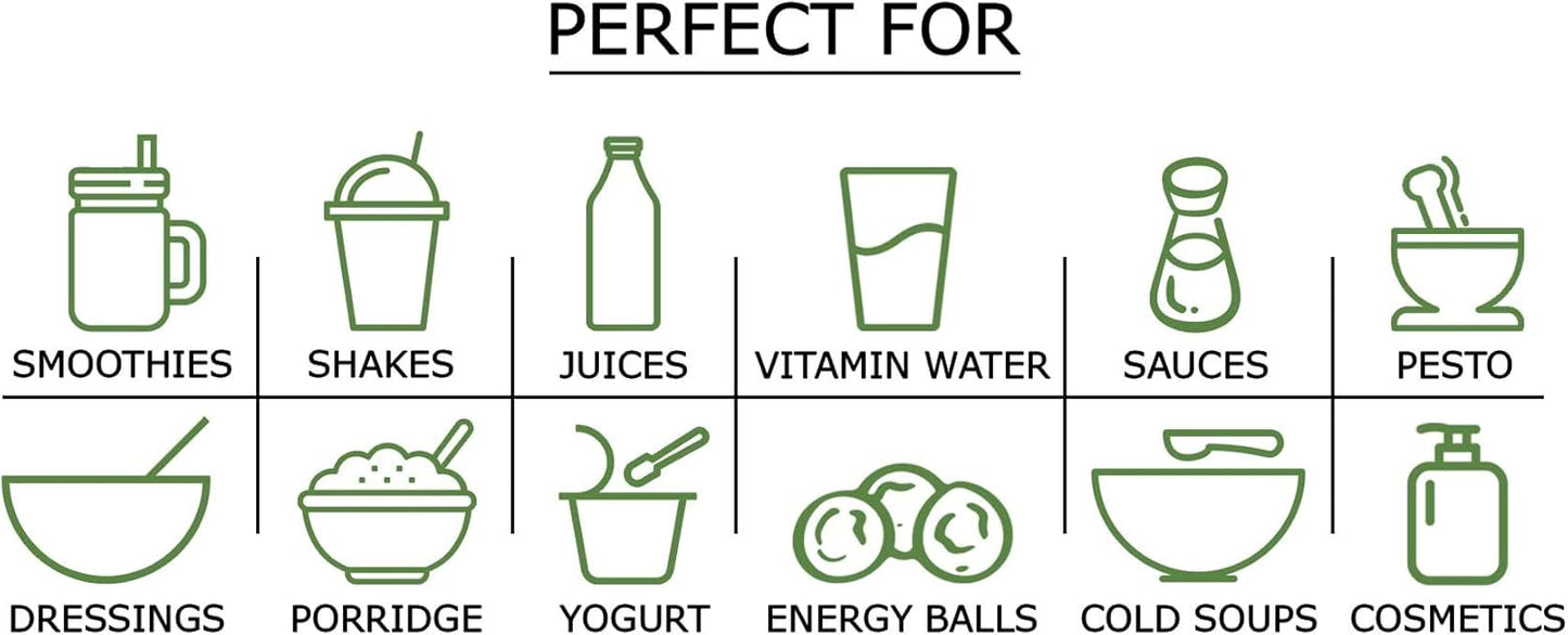 Organic Wheatgrass Powder 8oz - Non-GMO Raw Vegan Superfood Rich in Fiber & Minerals for Juice