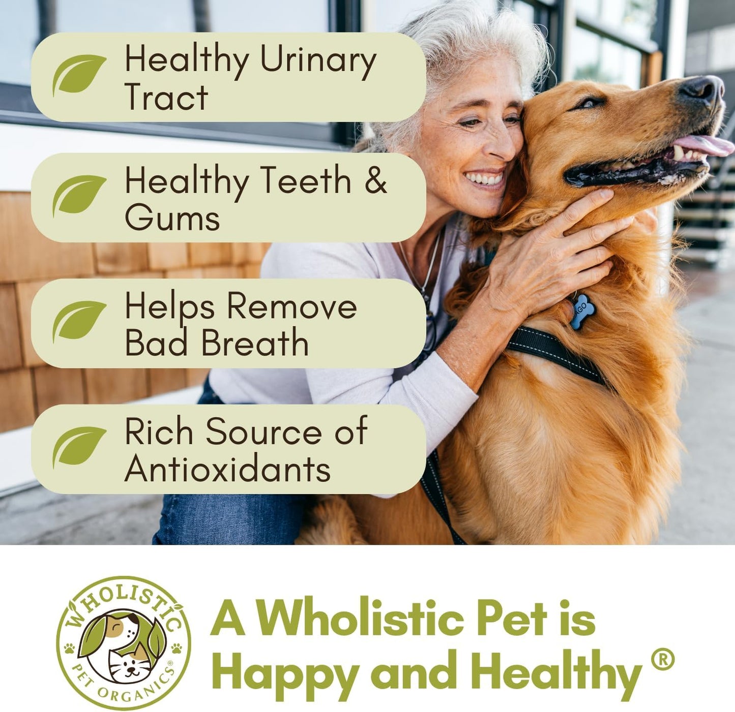 Organic WholeCran Intense Cranberry Powder for Dogs: Supports Dog Urinary Tract Health, Kidney Function, UTI Treatment, Incontinence Relief