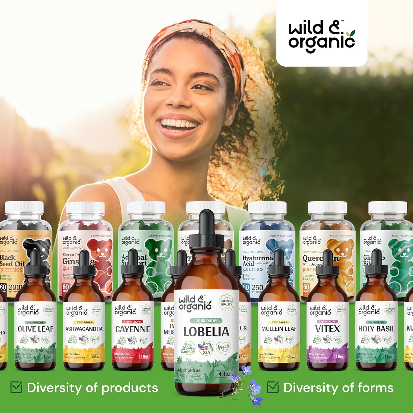 Organic Wild Lobelia Tincture for Lung Detox - Vegan Liquid Herb Supplement - Alcohol & Sugar-Free - 4 fl oz - BoostGo Australia