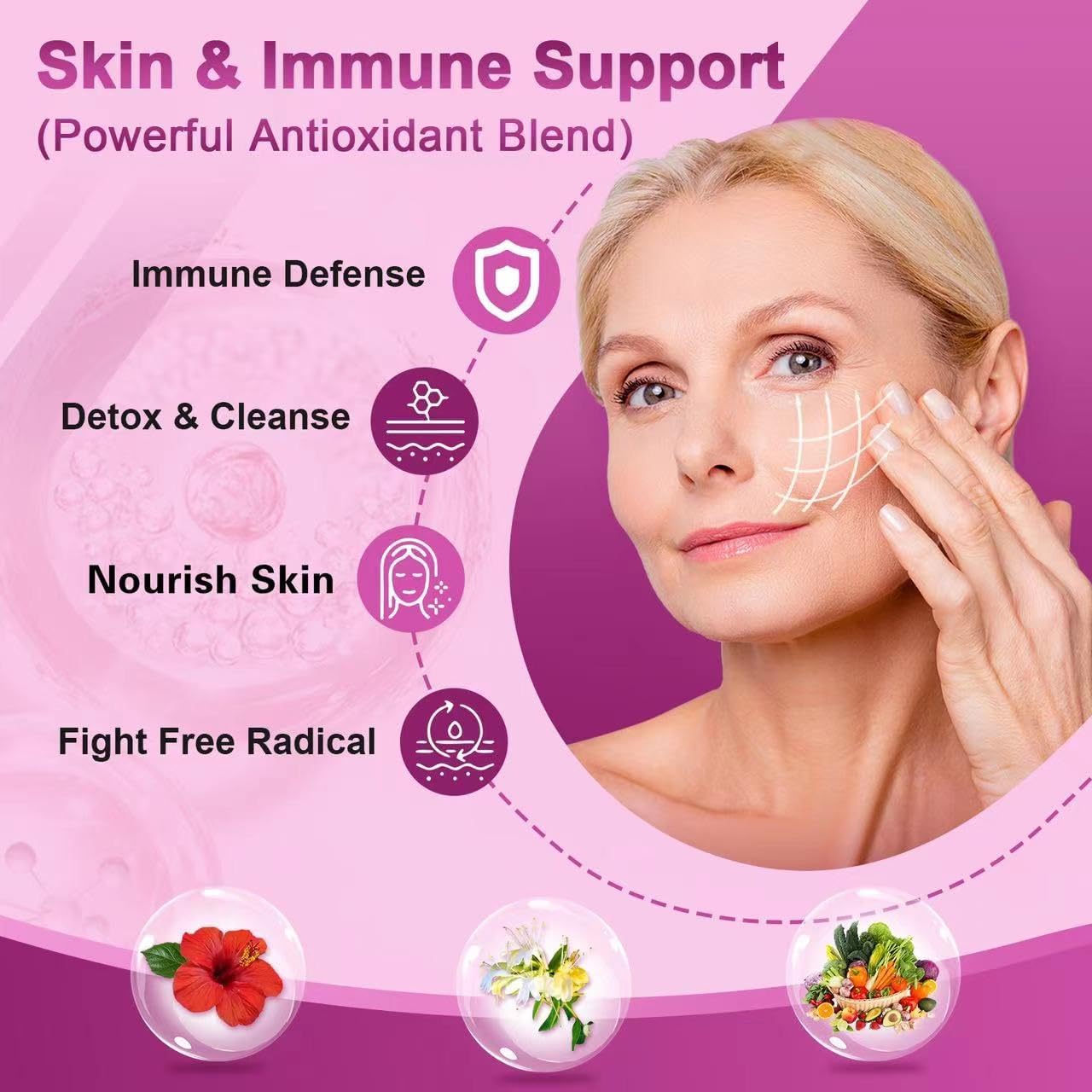 Organic Women's Probiotics with Cranberry & D-Mannose - 50 Billion CFUs for Digestive & Gut Health, Immune Support, Weight Management