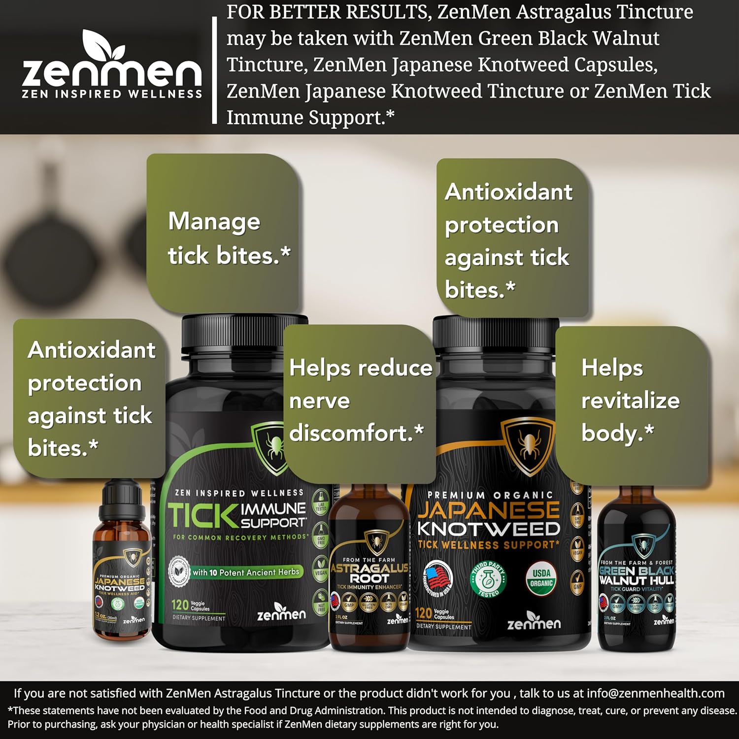 Organic Zenmen Astragalus Root Tincture - Boosts Immune System and Antioxidant Levels - Made in USA
