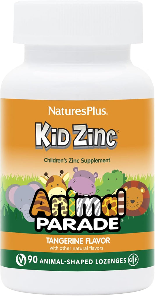 Organically Chelated Zinc Lozenges for Kids - Tangerine Flavor - Pack of 3 - 270 Servings - Vegan & Gluten Free
