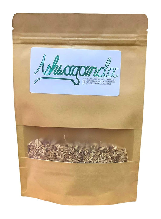 Organically Grown Ashwagandha Root for Stress Relief | Withania Somnifera | Non-GMO | 1oz Resealable Package | Oregon Grown