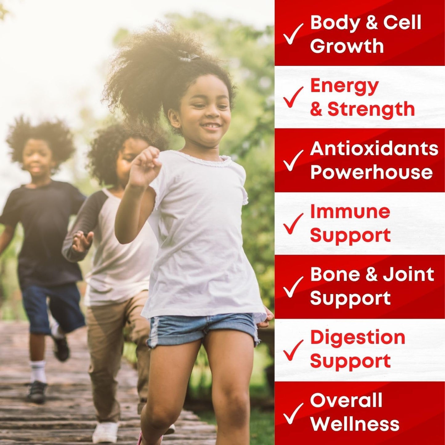 OrganicBolt USDA Organic Kids Multivitamin Gummies - 60 Count Supply for Immune Support and Overall Health