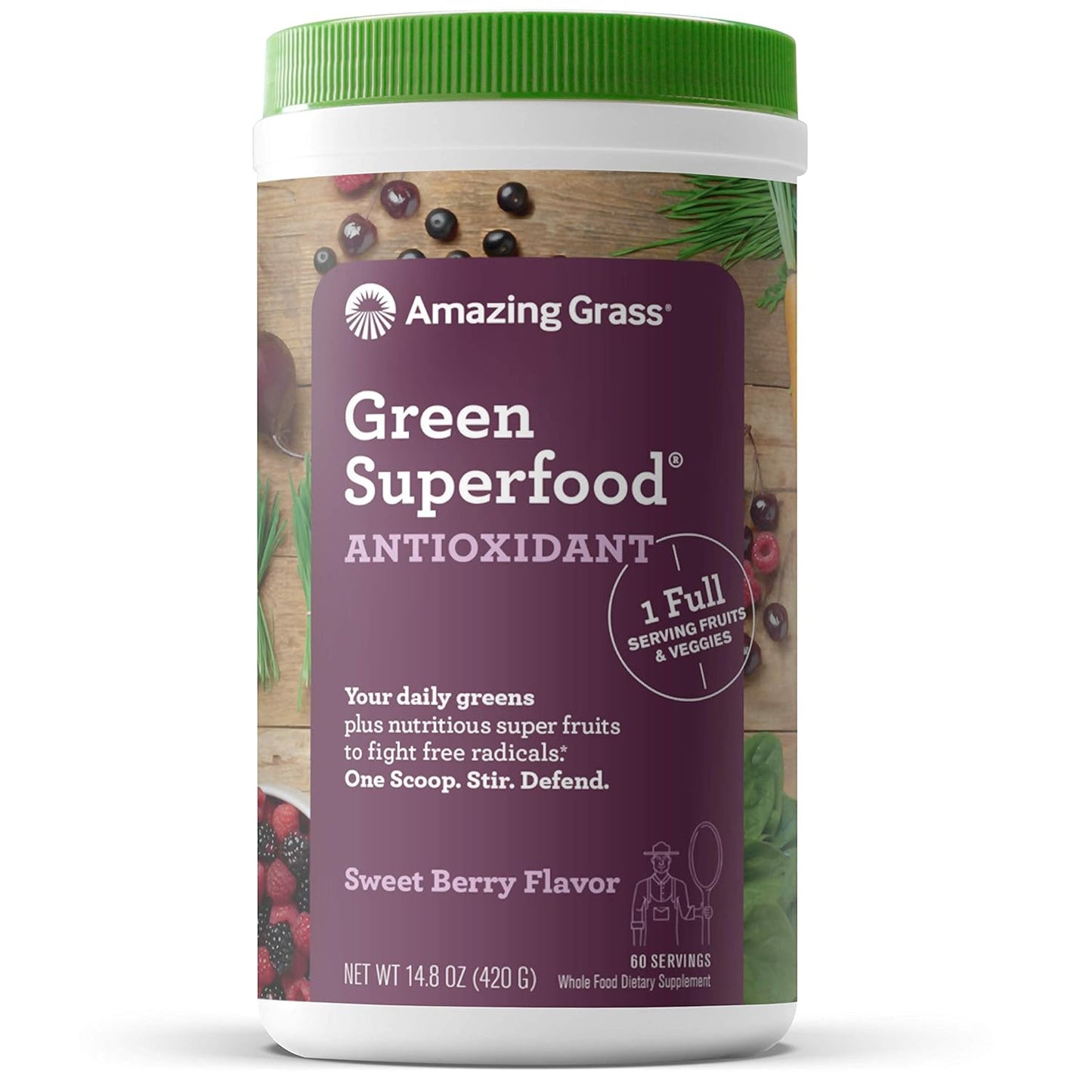 Original + Antioxidant Amazing Grass Greens Blend Superfoods Powder - Boost Your Health and Energy Levels with this Nutrient-Packed Supplement
