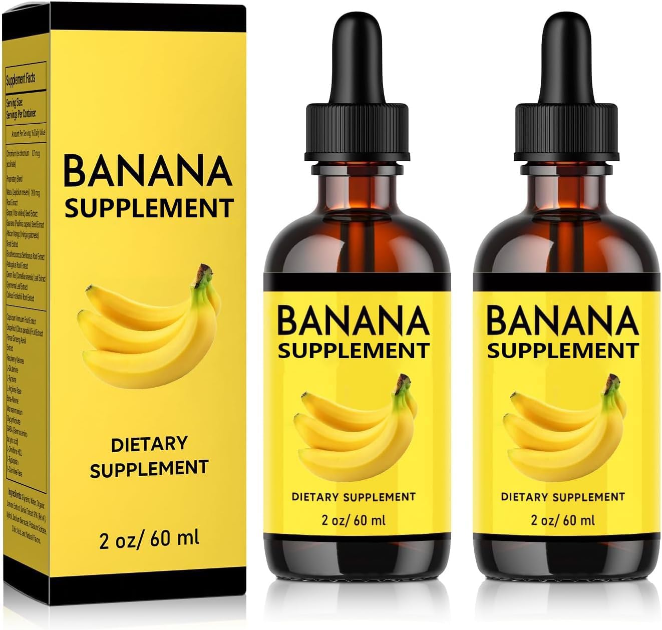 Original Banana Extract Liquid Supplement for Women - 2 Pack for Gut Health
