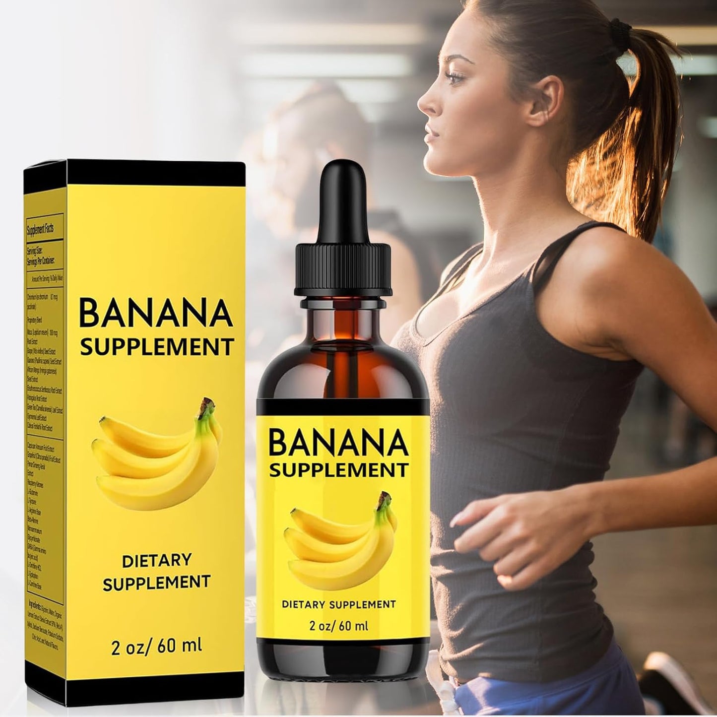 Original Banana Extract Liquid Supplement for Women - 2 Pack for Gut Health