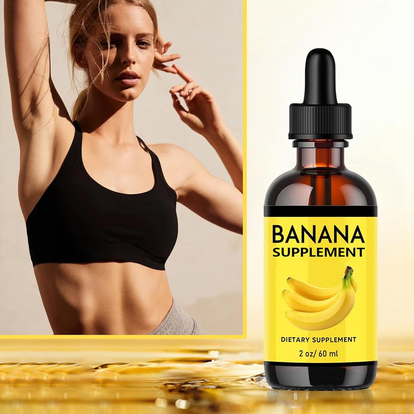 Original Banana Extract Liquid Supplement for Women - 2 Pack for Gut Health