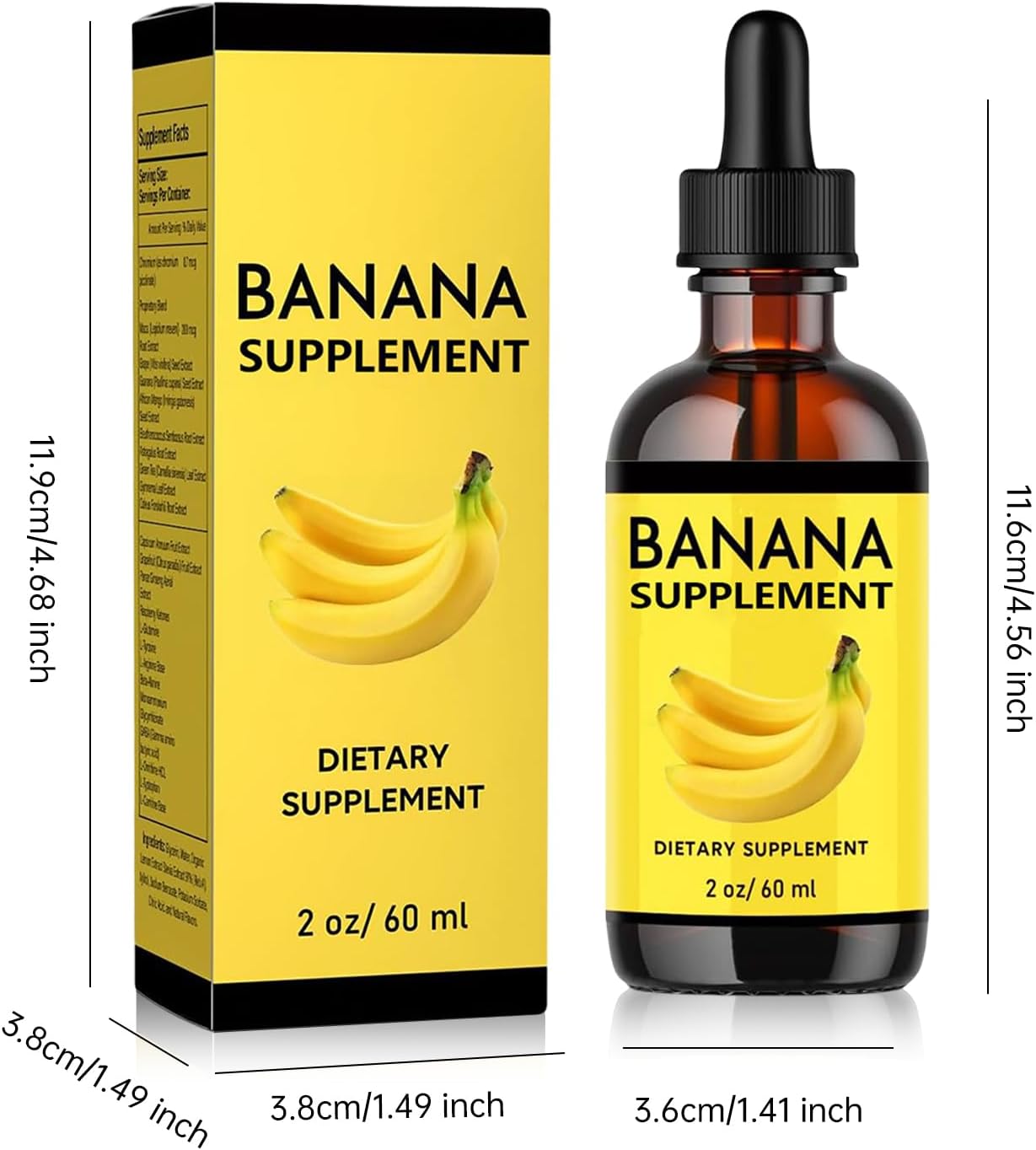 Original Banana Extract Liquid Supplement for Women - 2 Pack for Gut Health