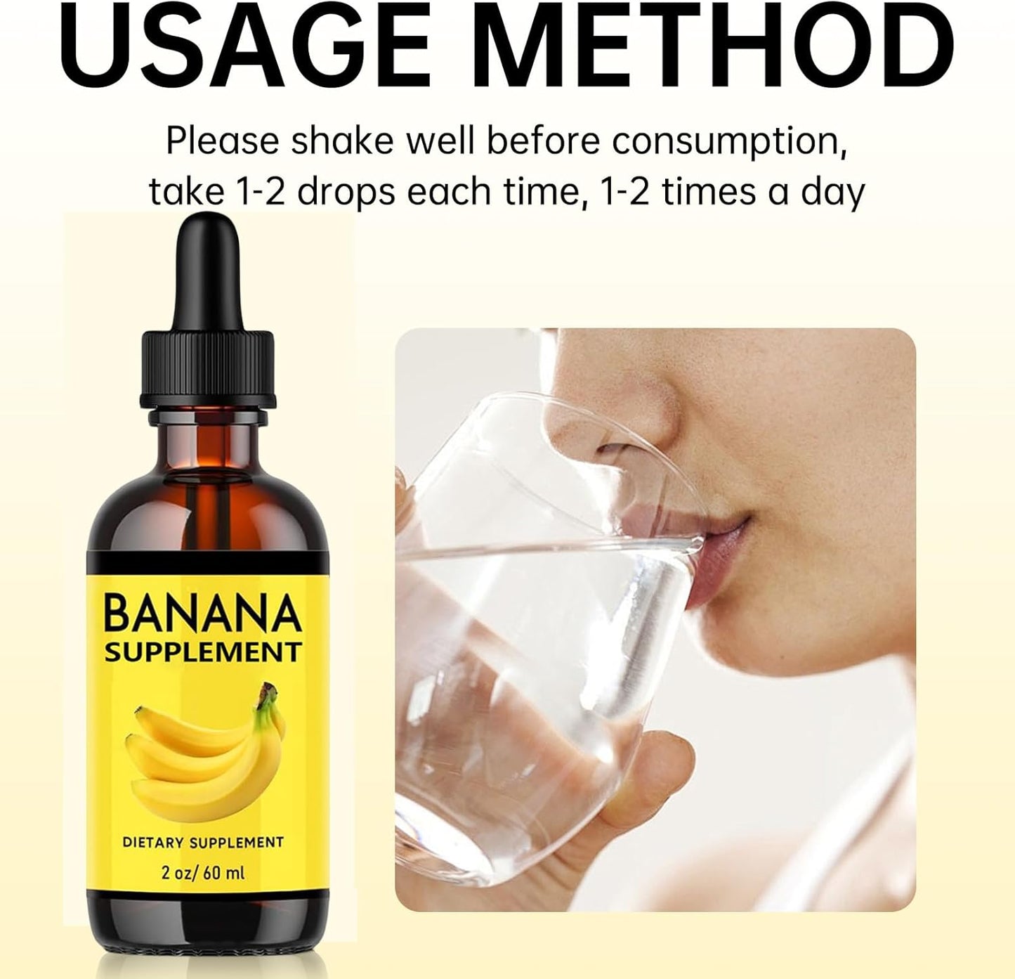 Original Banana Extract Liquid Supplement for Women - 2 Pack for Gut Health