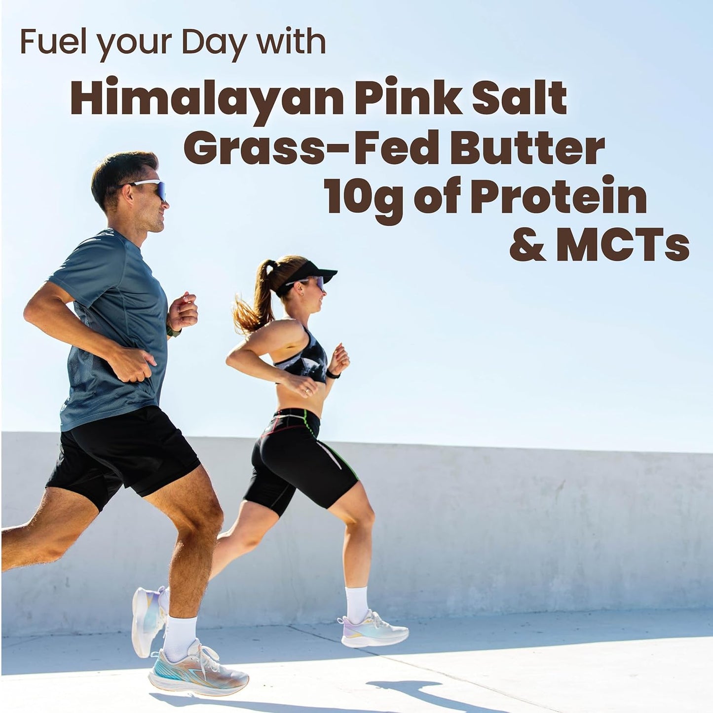 Original Blend Rapid Fire Protein Creamer - 15 Servings, 10g Protein, Keto Friendly with Vitamins & Minerals, Boost Metabolism & Energy