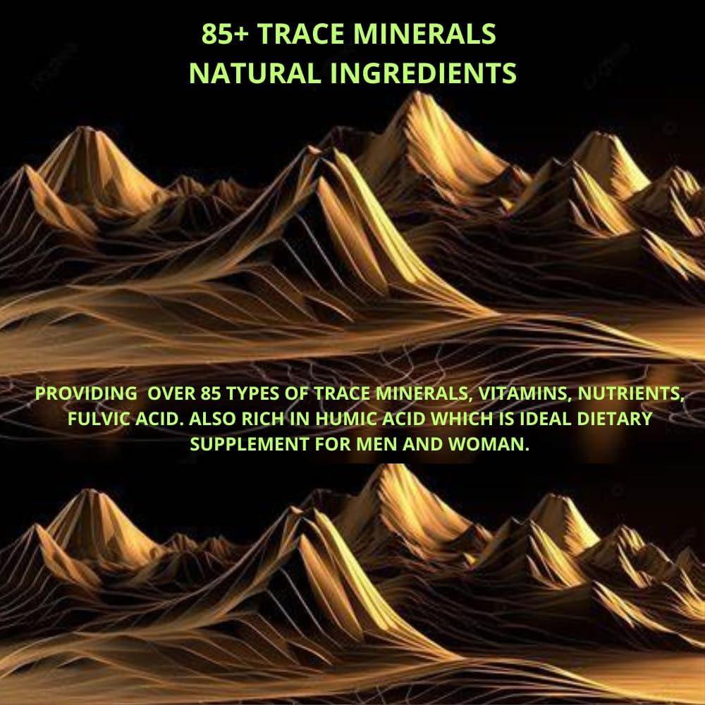 Original Siberian Shilajit Resin Drops with Fulvic Acid & Trace Minerals - 100 Servings/1.7 Oz for Metabolism & Immune Support