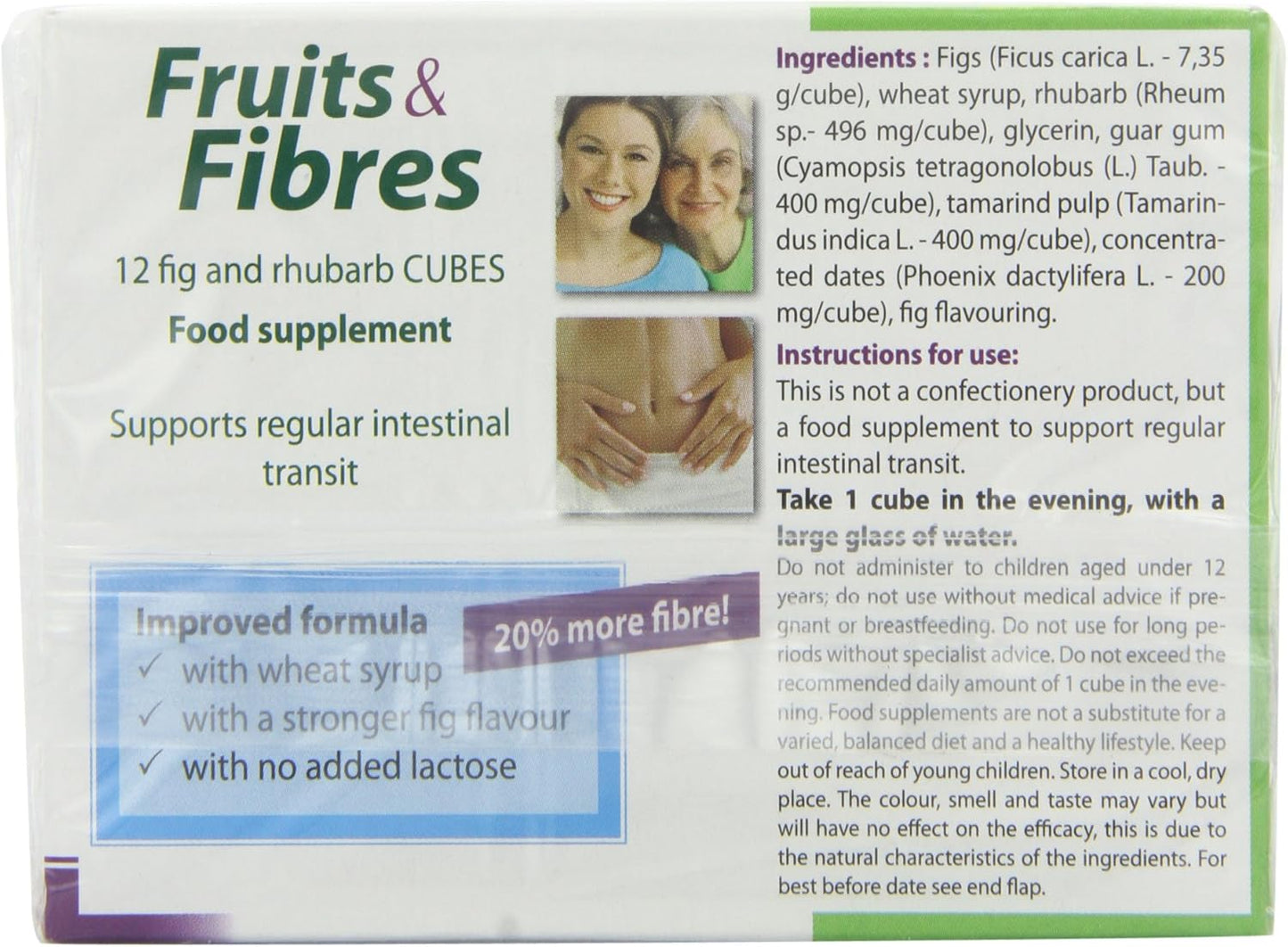 Ortis Fruits & Fibres Easy Digestive Health Supplement 120g