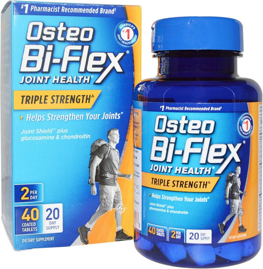 Osteo Bi-Flex Triple Strength Glucosamine Chondroitin 40ct - Glucos 750/Chond 600 Size 40ct