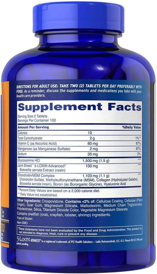 Osteo Bi-Flex Triple Strength with Glucosamine, 200 Tablets, 3 Month Supply