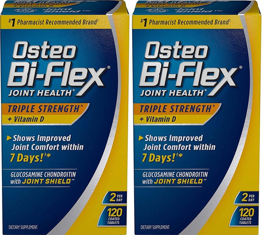 Osteo Bi-Flex Triple Strength with Vitamin D, 240 Coated Tablets - Pack of 2
