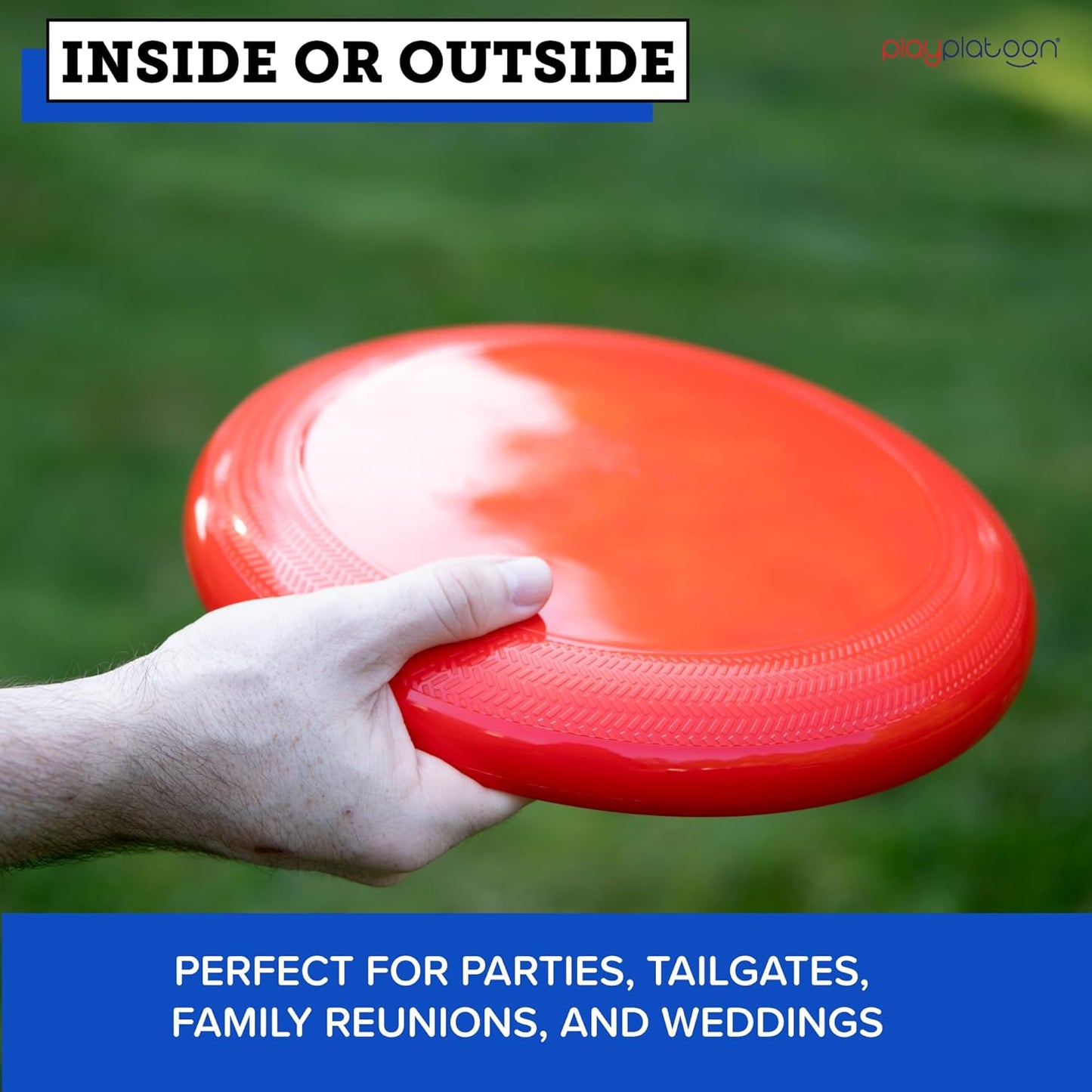 Outdoor Flying Disc Game Set for Teens & Adults - Play Platoon Bottle Jam - Perfect for Fourth of July Tailgate Parties