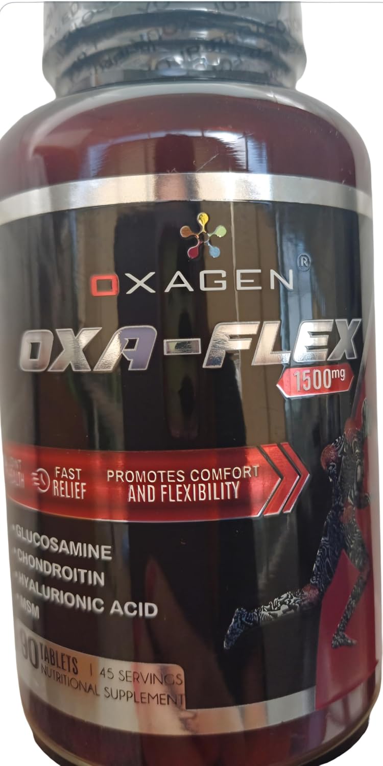 OXA-FLEX Glucosamine Chondroitin MSM Hyaluronic Acid Supplement - 90 Tablets
