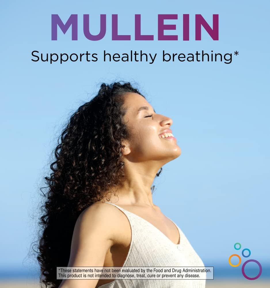 Oxygen Nutrition Mullein Plus Elderberry & Olive Leaf Extract 2 fl oz - Supports Respiratory Health & Immune System | Alcohol-Free, Non-GMO, USA Made