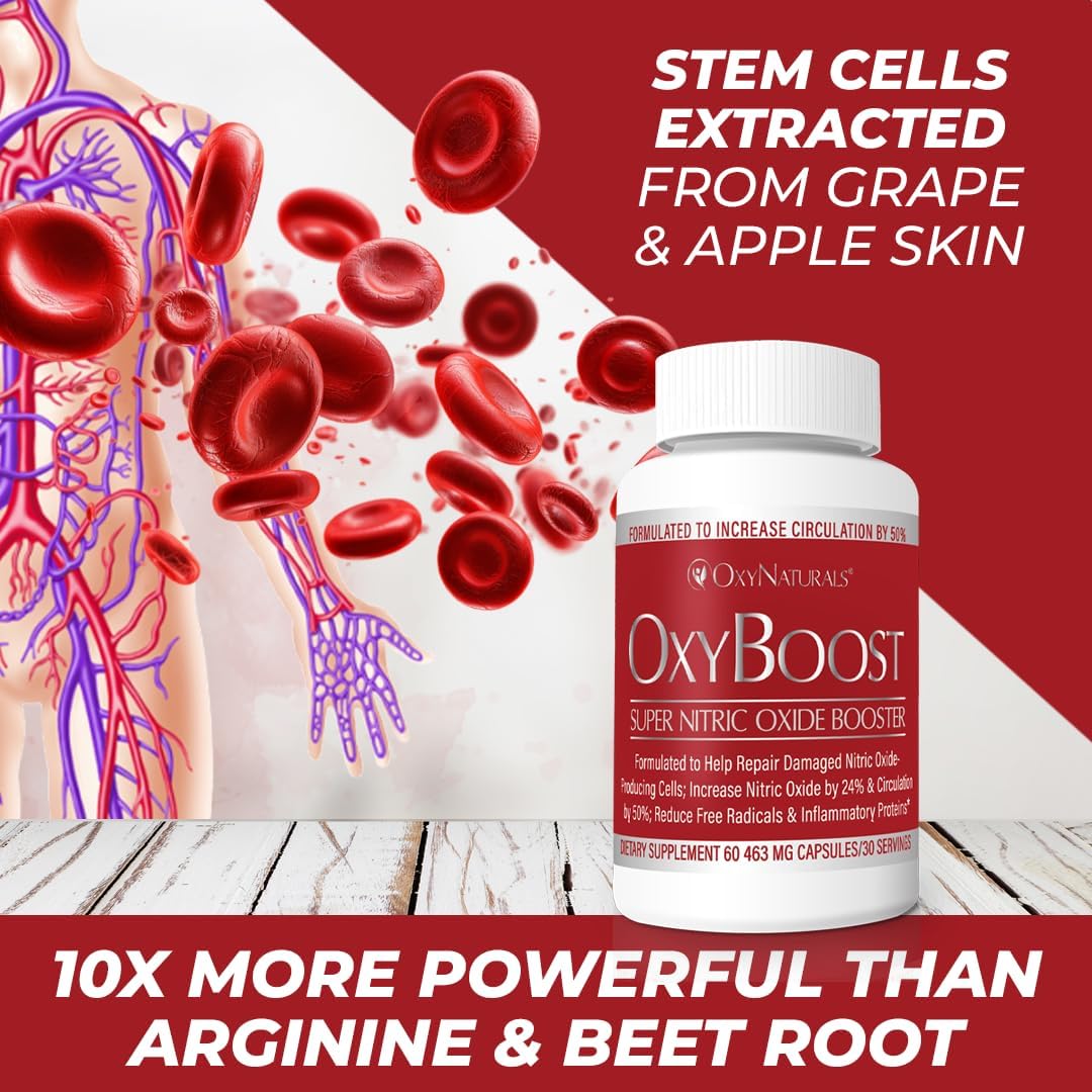 OxyNaturals OxyBoost - Nitric Oxide Supplement for Increased Energy and Performance - 30 Servings