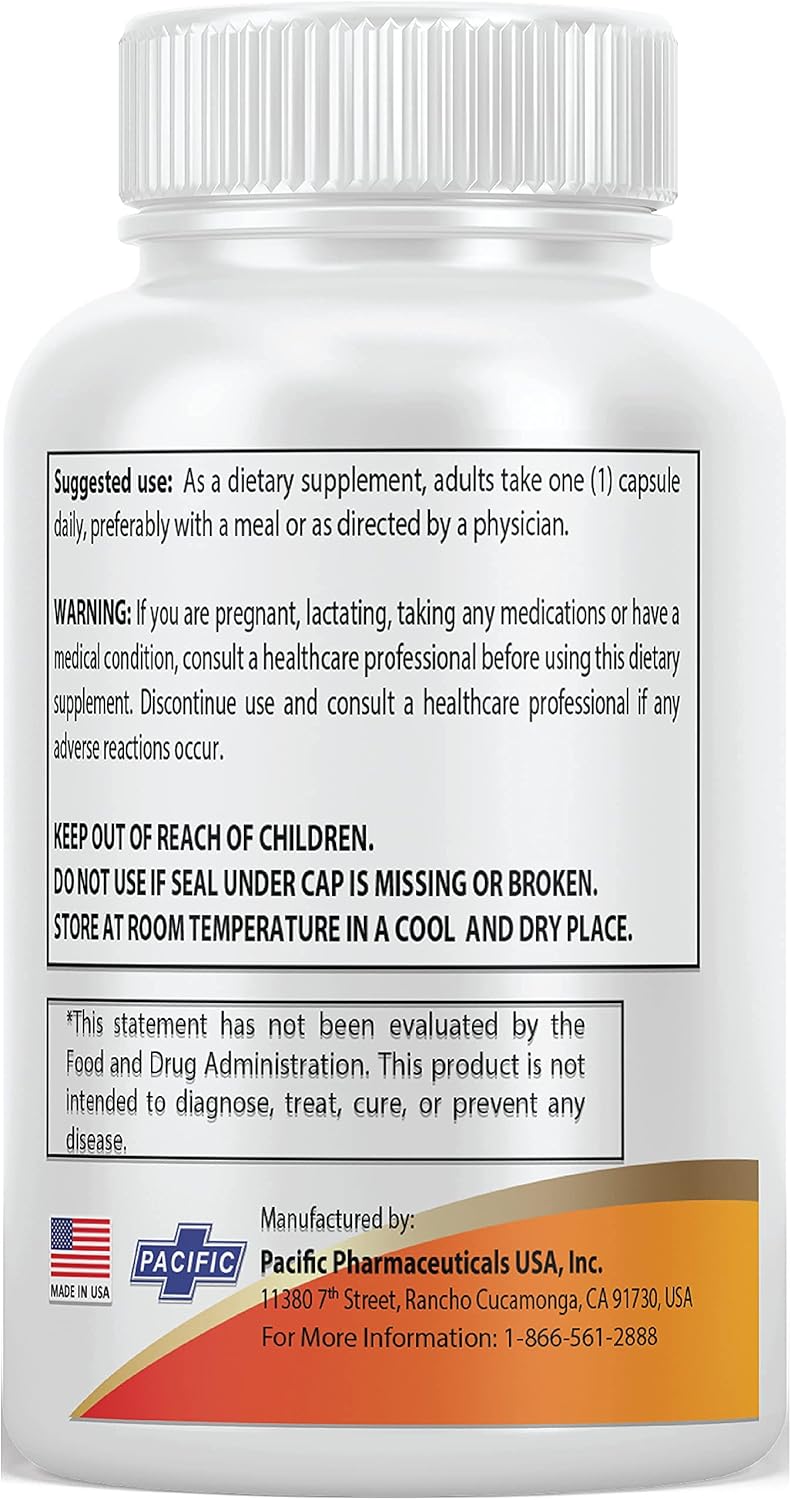 Pacific Nature's Immune Support Zinc Copper Supplement - 100 Capsules with Zinc Gluconate and Copper Sulphate - Gluten Free, Non-GMO Formula