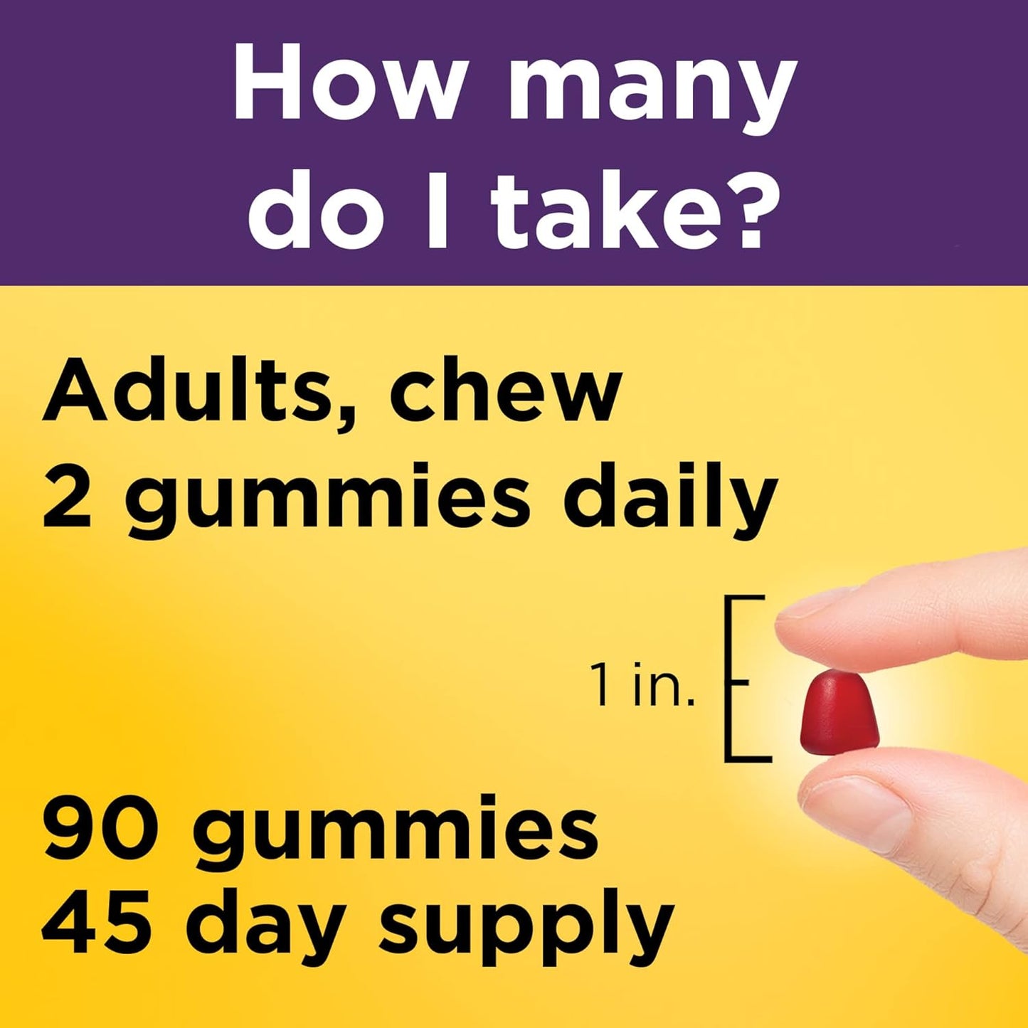 Pack of 180 Nature Made Hair Skin and Nails Gummies with Biotin 2500 mcg for Healthy Hair, Skin & Nails Support