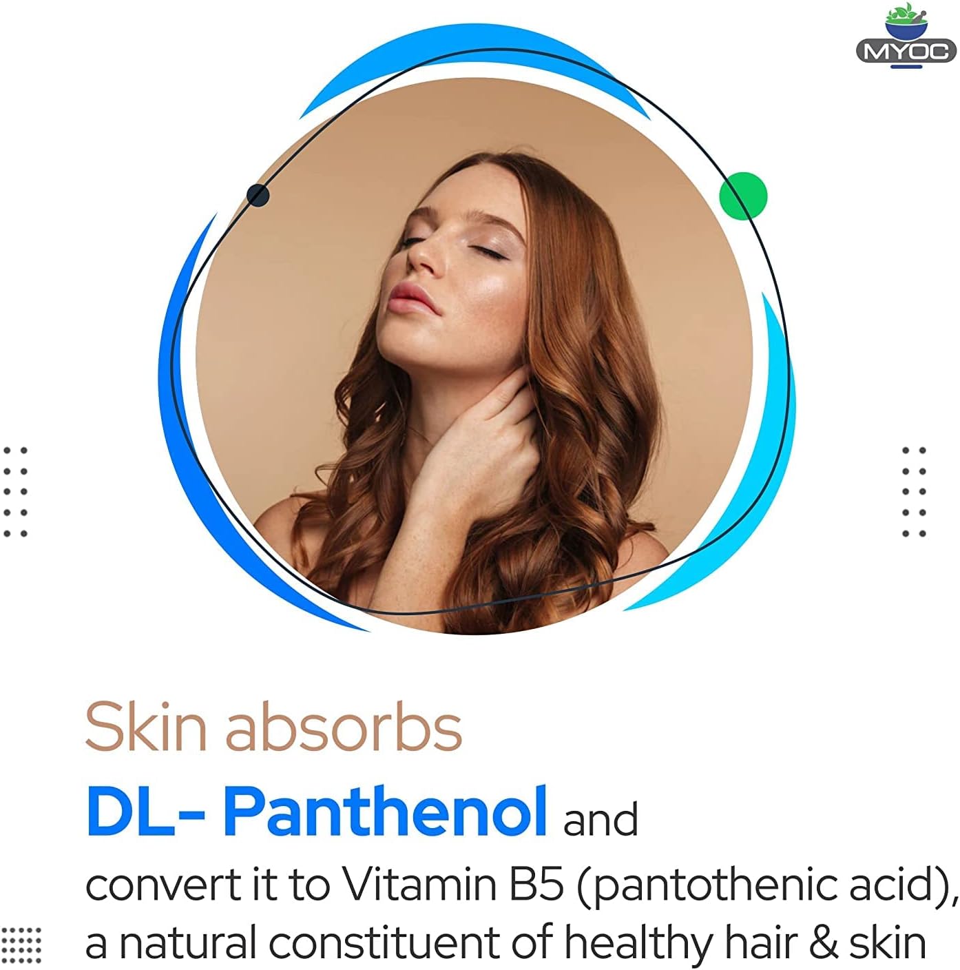 Pack of 2 - 1.97oz MYOC DL-Panthenol Powder Blend (Provitamin B5) - 56gm