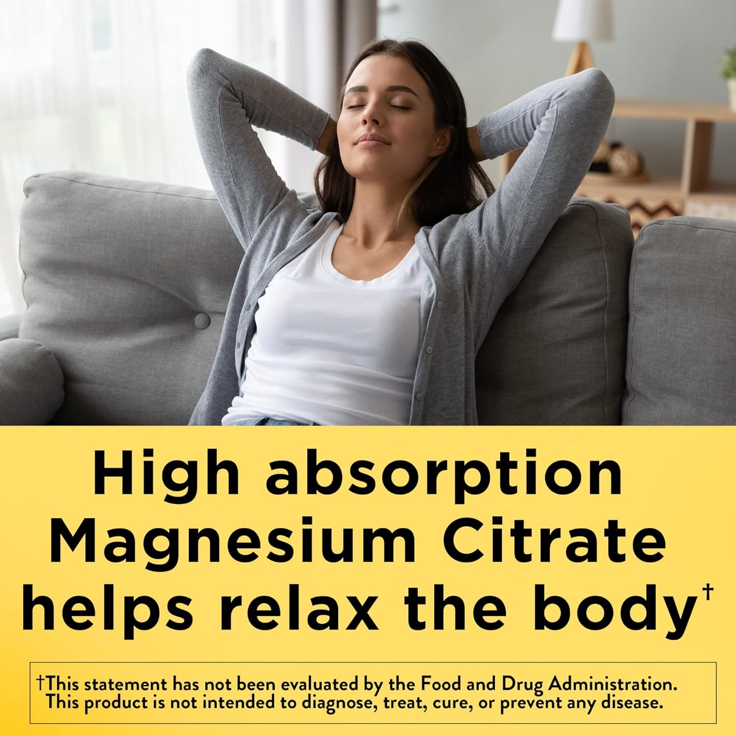 Pack of 2 Nature Made High Absorption Magnesium Citrate Gummies - 200mg per Serving - Muscle, Nerve, Bone, and Heart Support - 60 Gummies, 30 Day Supply