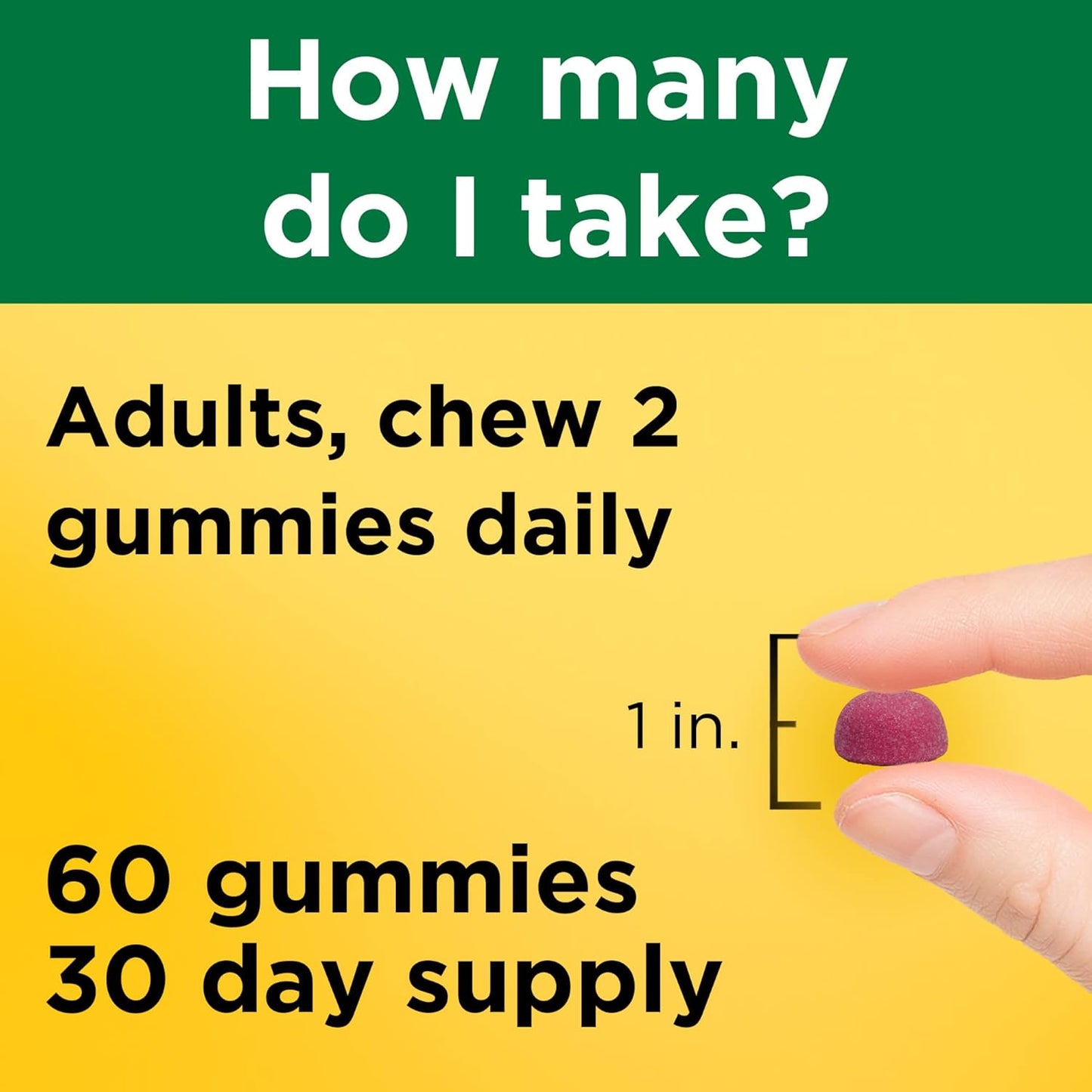Pack of 2 Nature Made High Absorption Magnesium Citrate Gummies - 200mg per Serving - Muscle, Nerve, Bone, and Heart Support - 60 Gummies, 30 Day Supply