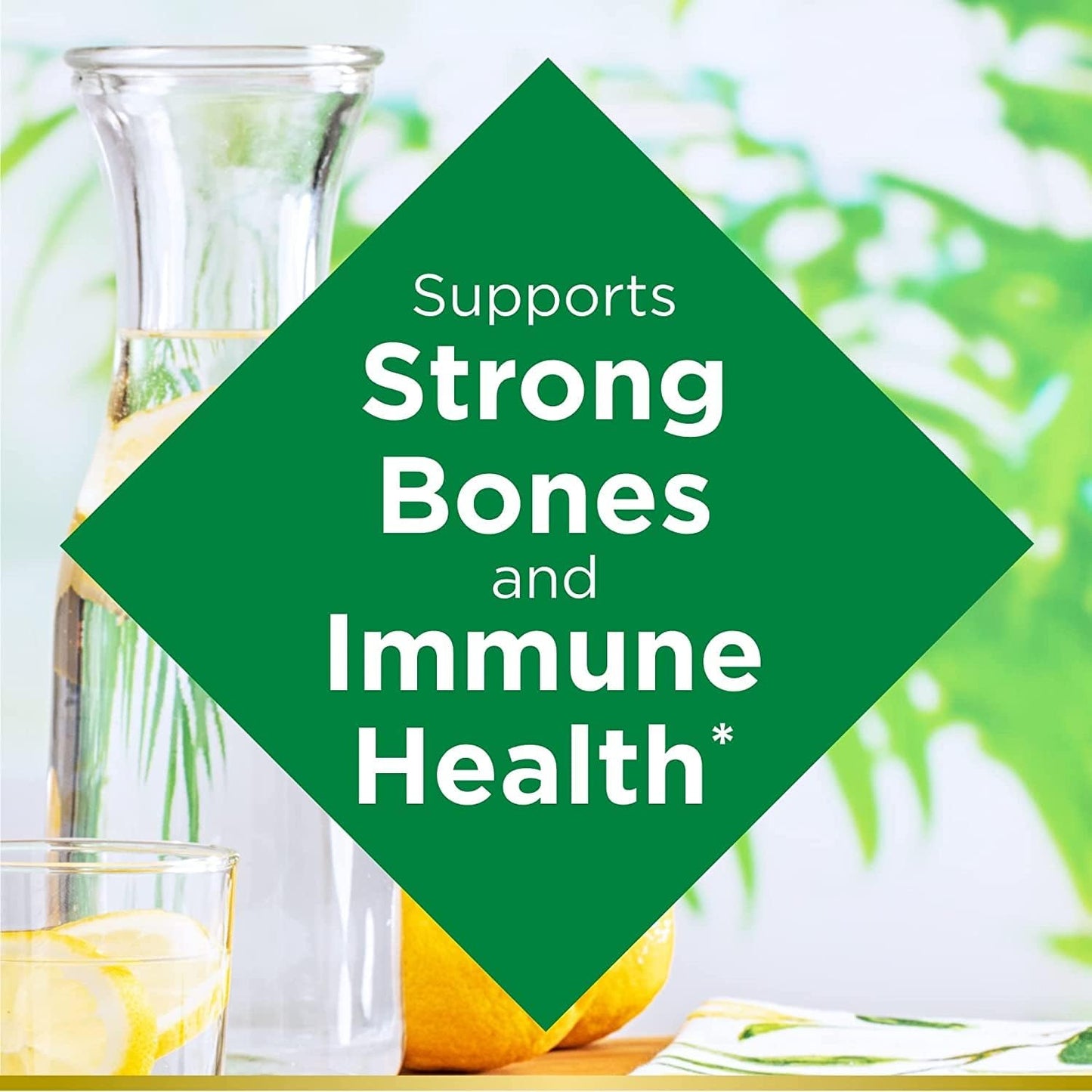 Pack of 2 Nature's Bounty Vitamin D3 5000IU Softgels for Immune Support, 240 Ct Total