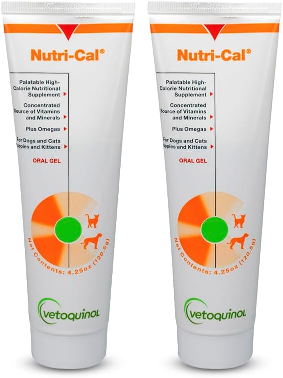 Pack of 2 Vetoquinol Nutri-Cal High Calorie Supplement for Cats and Dogs - 4.25 Oz Each - BoostGo Australia