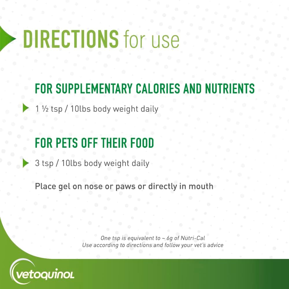 Pack of 2 Vetoquinol Nutri-Cal High Calorie Supplement for Cats and Dogs - 4.25 Oz Each - BoostGo Australia