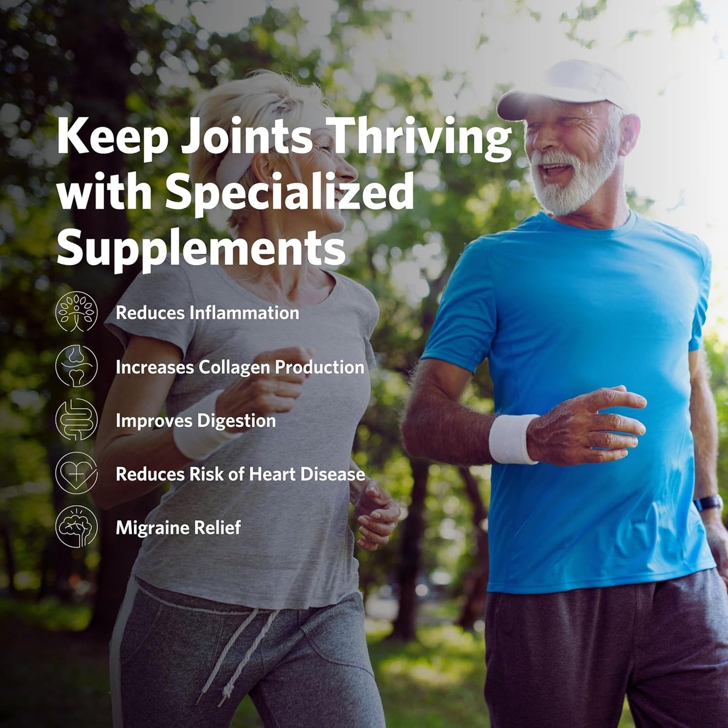 Pack of 3 Cooper Complete Joint Health Supplement with Glucosamine, Chondroitin, Gelatin, and Bromelain - 90 Servings Total