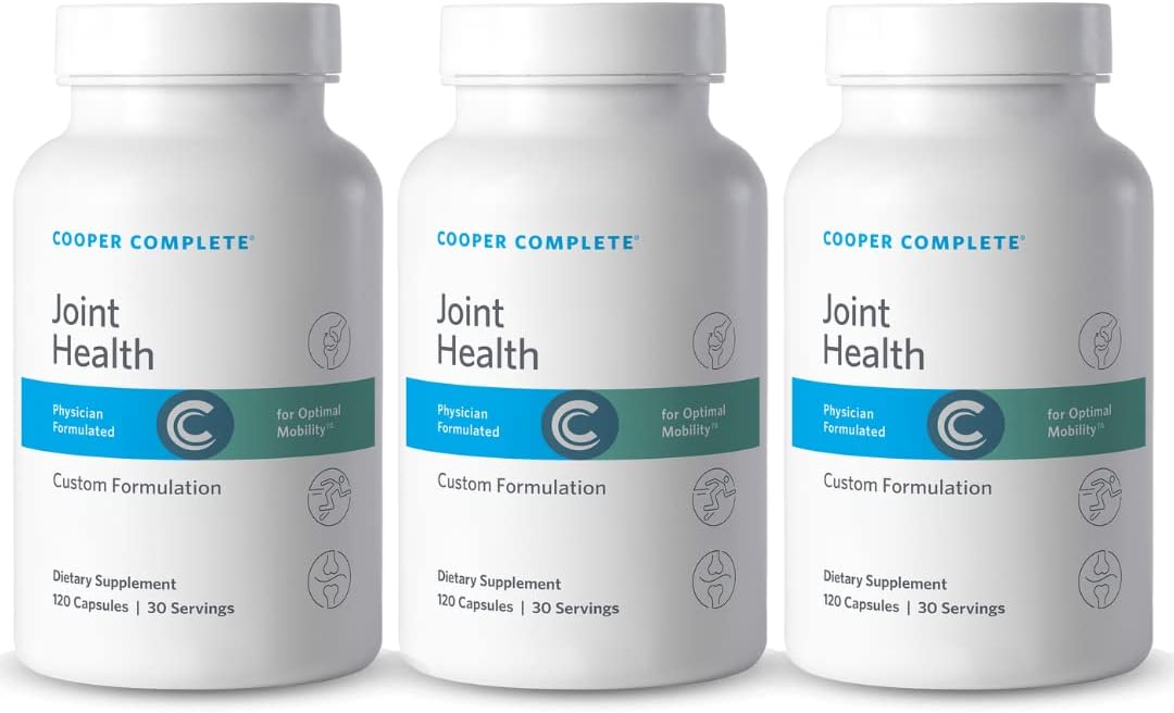 Pack of 3 Cooper Complete Joint Health Supplement with Glucosamine, Chondroitin, Gelatin, and Bromelain - 90 Servings Total