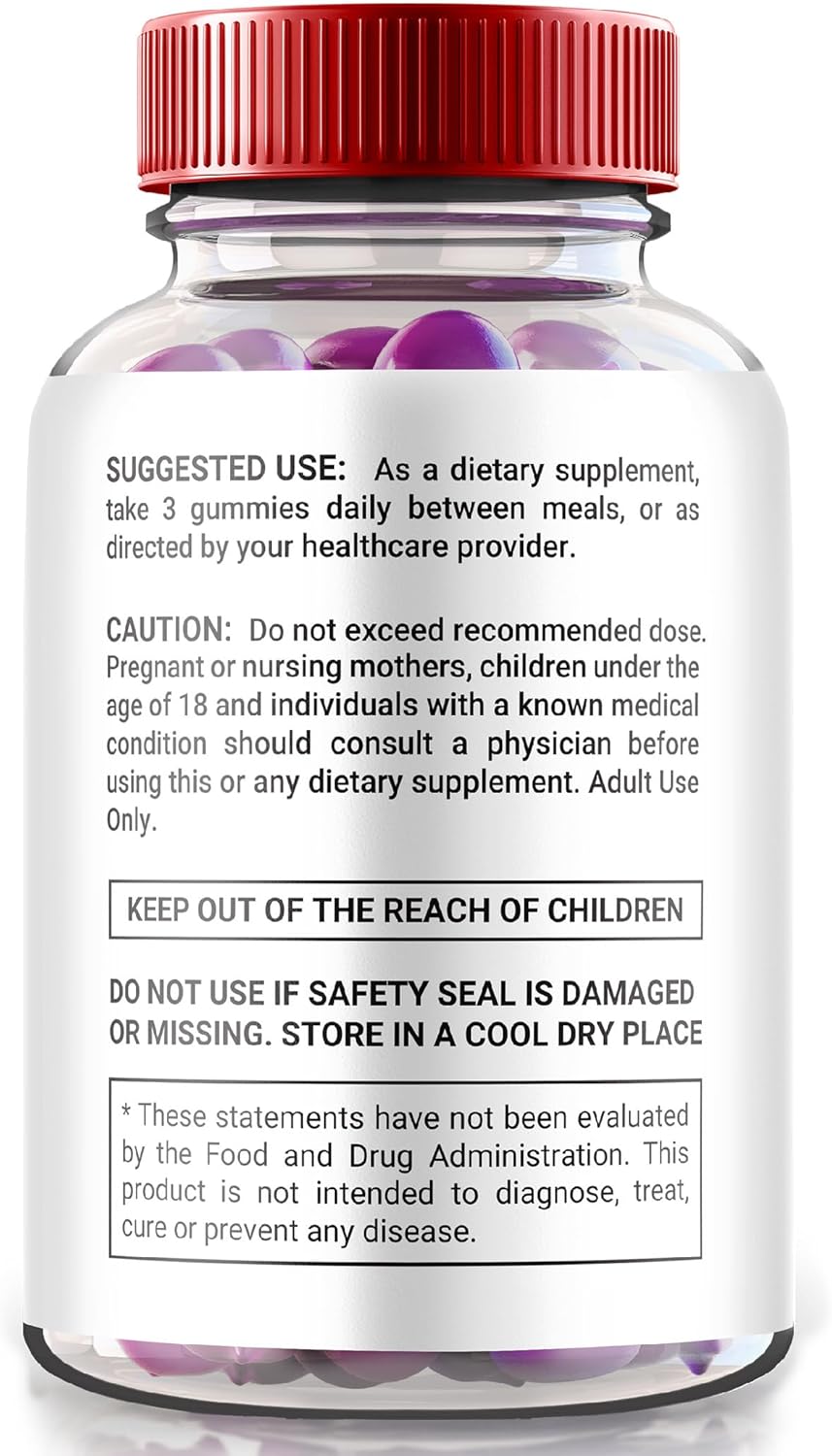 Pack of 3 NutraRize Alpha Drive RX Gummies for Men - Daily Supplement for Peak Performance and Well-Being - 180 Gummies