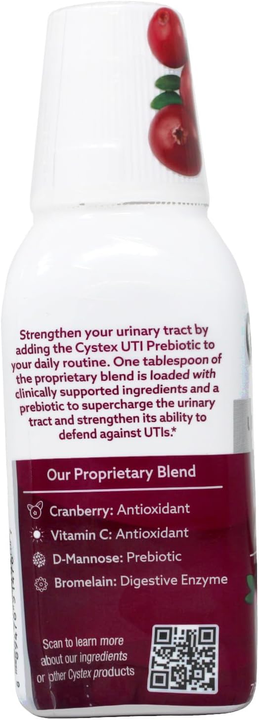 Pack of 4 Cystex Liquid Cranberry Complex - 7.6 Fl Oz Bottles