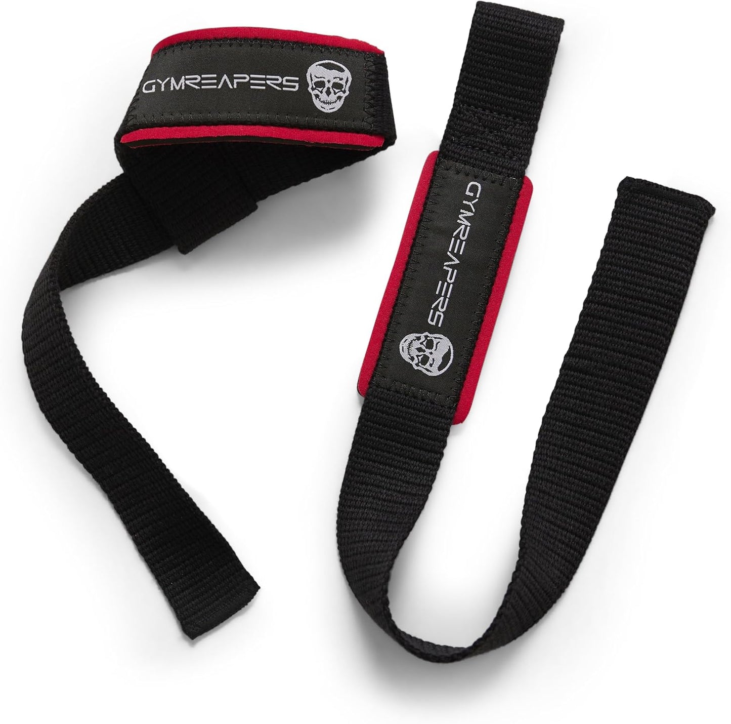 Padded Neoprene Lifting Wrist Straps - 18 inch Cotton for Weightlifting, Bodybuilding, Powerlifting, Strength Training, Deadlifts