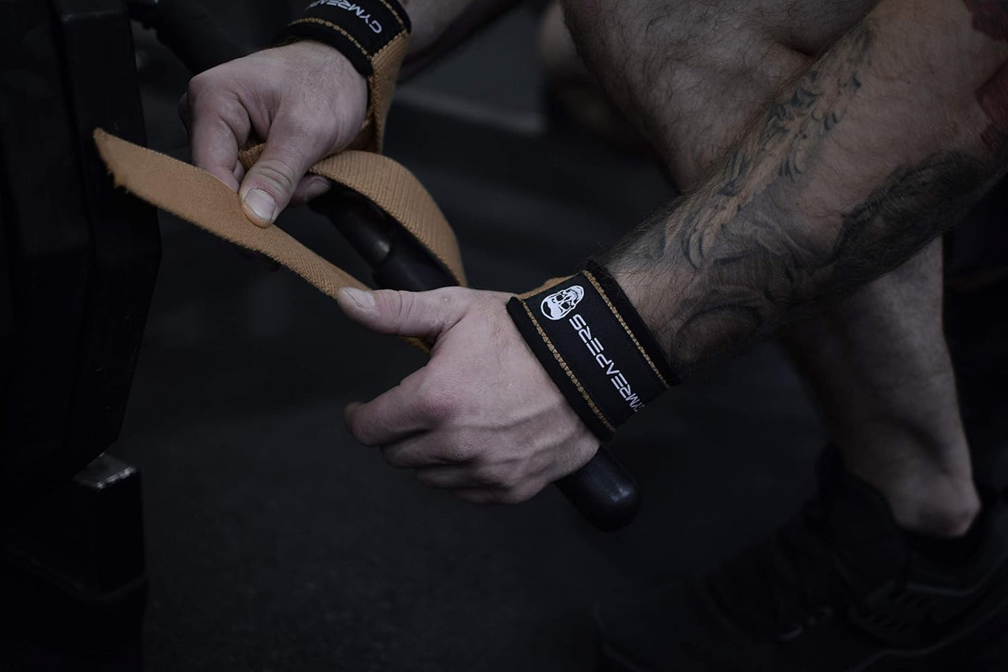Padded Neoprene Lifting Wrist Straps - 18 inch Cotton for Weightlifting, Powerlifting, Bodybuilding & Deadlifts